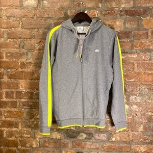 Men’s Lacoste Designer Zip-Up Hoodie